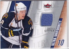 2009-10 NHL Fleer Ultra Uniformity Jersey #UU-BL Bryan Little